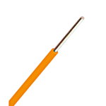 Conductor cu izolaţie din PVC H07V-U 1,5mm² orange, folie, Schrack