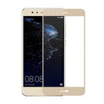 Folie de sticla Huawei P10 Lite, Elegance Luxury cu margini colorate Gold, MyStyle