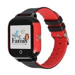 Smartwatch SaveFamily Junior, 2G, GPS, Rezistenta la apa si praf (Negru), SaveFamily