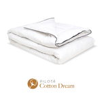 Pilotă Cotton Dream cu microfibră, husă bumbac, 140x200 cm, Prestige Home