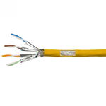 Rola cablu de retea RJ45 Cat.7A S / FTP 25m Galben, Logilink CPV0068