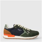 Sneakers Pepe Jeans Brit Mix M PMS40006 Tobacco Brown 859, Pepe Jeans