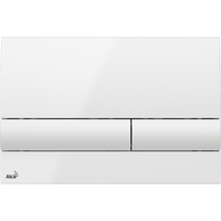 Clapeta de actionare rezervor incastrat Alcadrain Alb M1710, 