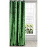 Draperie Elizia Velvet Verde, 140 x 250 cm, 1 bucata