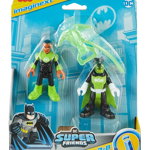Set 2 Figurine Fisher-Price Imaginext: DC Super Friends Batman/Green Lantern