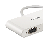 Adaptor USB-C la HDMI/VGA/DisplayPort T-M, D-LINK DUB-V310