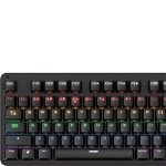 Tastatura Trust 24200, GXT 863 MAZZ, cu cablu, Outemu Red, iluminata RGB, mecanica, negru, US layout, Trust