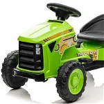 Tractoras cu pedale, pentru copii 3-6 ani, Kinderauto G206, culoare Verde, Hollicy