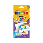 Creioane colorate BIC Aquacouleur, 12 buc/set, BIC