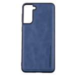 Husa de protectie Loomax, Samsung Galaxy S21 Plus, piele ecologica, albastru, Loomax