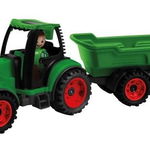 Tractor cu remorca Lena Truckies pentru copii Verde, Lena