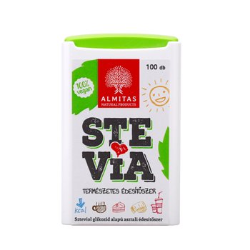 Tablete stevia Almitas - 100 comprimate, Vitaking