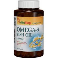 Omega 3 ulei de peste, 1200mg, 90 capsule, Vitaking Omega 3 ulei de peste, 1200mg, 90 capsule, Vitaking