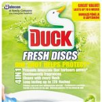 Odorizant WC, gel, 6 discuri, DUCK Fresh Discs Lime, DUCK