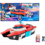 Spin Master Paw Patrol: The Mighty Movie, Pup Squad Mini Marine Headquarters Playset, Toy Vehicle (with Skye Toy Car and Chase Toy Figure), Spinmaster