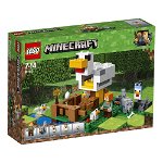 Cotetul de gaini 21140 LEGO Minecraft, LEGO