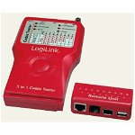 Tester de cablu LogiLink RJ-11 / RJ-45 / BNC /USB / IEEE1394 (WZ0014)