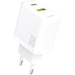 Incarcator retea Dudao A26T, 25W, 1xUSB-C, 1xUSB-A, Fast Charging, Alb        Cod produs: DUD-163703