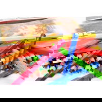 Set 2 x Creioane Colorate, 18 Culori, 5.6 x 10 x 175 mm, Omega Jumbo Set 2 x Creioane Colorate, 18 Culori, 5.6 x 10 x 175 mm, Omega Jumbo