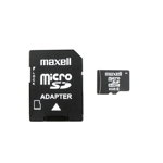 Card microSDHC 8GB clasa10 Maxell cu adaptor SD X-SERIES MICRO SDHC 8GB + AD CLASS10, maxell
