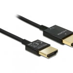 Delock Cable High Speed HDMI with Ethernet A male > A male 3D 4K 4.5m Slim, DELOCK