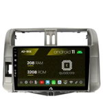 Navigatie Toyota Land Cruiser Prado (2009-2016), Android 11, E-Quadcore 2GB RAM + 32GB ROM, 10.1 Inch - AD-BGE10002+AD-BGRKIT070, AD-BGE
