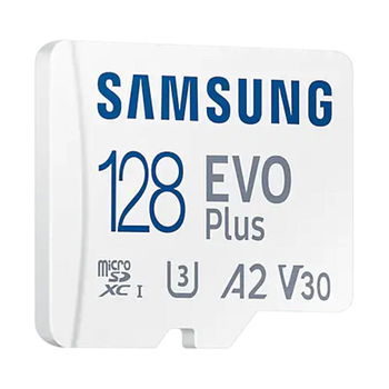Card de memorie SAMSUNG EVO Plus (2024), microSDXC, 128GB, 160MB/s, clasa 10/U1/V10/A1, UHS-I