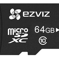 Card de memorie Micro SD 64GB Clasa 10/U3/V10, 90 MB/s citire, EZVIZ CS-CMT-CARDT64G-D, Ezviz
