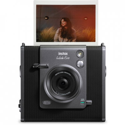 Aparat Foto Instant Instax Wide Evo Black, Fujifilm