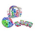 Set protectii Saica 2938, casca, genuchiere si cotiere, Eroi in Pijamale PJ Masks