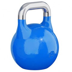 Gantera Kettlebell competitie Gorilla Sports, 12 kg, Albastru