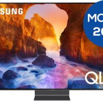 Televizor QLED Samsung 190 cm (75") 75Q90RA, Ultra HD 4K, Smart TV, Bluetooth, WiFi, CI+