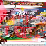 Set de constructie Blocki My Fire Brigade - Statie de pompieri