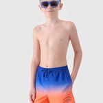 Șort de plajă boardshort pentru băieți - portocaliu, 4F Sportswear