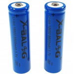  Set 2 Acumulatori 8800 mAH 4.2 V Li-ion model 18650, GAVE