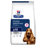 HILL'S Prescription Diet z/d Food Sensitivities, dietă veterinară câini, hrană uscată, piele & blana, sistem digestiv, 10kg, Hill's Prescription Diet
