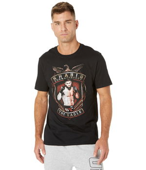 Imbracaminte Barbati UFC Khabib Nurmagomedov Eagle Crest Tee Black, UFC