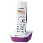 Telefon DECT alb/violet, KX-TG1611FXF, Panasonic, Panasonic