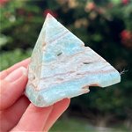 Piramida aragonit albastru m2, druzy.ro - Cristale, Home Deco