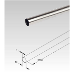 Tub metalic din inox pentru cabluri electrice,D.ext.20 mm, Fintech