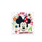 Sticker intrerupator Minnie cu flori 9x9 cm, Sticky Art