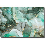 Tablou din sticlă 100x70 cm Turquoise – Wallity, Wallity