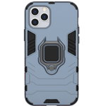 Husa de protectie, Ring Armor Case, pentru iPhone 12 Pro Max, Albastru