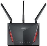 Router Wireless Gigabit ASUS RT-AC86U AC2900, Dual Band 750 + 2167 Mbps, USB 3.0, negru