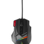 Mouse pentru jocuri cu fir, Spartan Gear, Negru