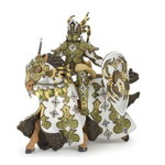Papo - Set figurine Cavalerul paianjen verde, Papo