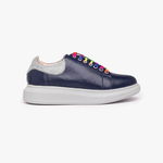 Sneakers damă din piele naturală - 1199 Blue Box, Leofex