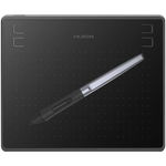 HS64 5080 lpi 160 x 102 mm USB Black, HUION