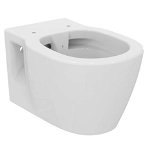 Vas WC suspendat, Ideal Standard, Connect, fara rama, 36.5x55 cm, alb