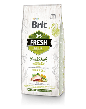 Brit Fresh Duck With Millet Active Run & Work 2.5kg, Brit